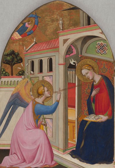 Die Verkündigung, ca. 1390-95 von Master of St. Verdiana